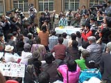 「子ども20ミリ」撤回を！〜文科省包囲・要請行動 2011.5.23